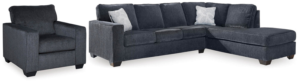 Altari 2-Piece Sectional and Chair (1)