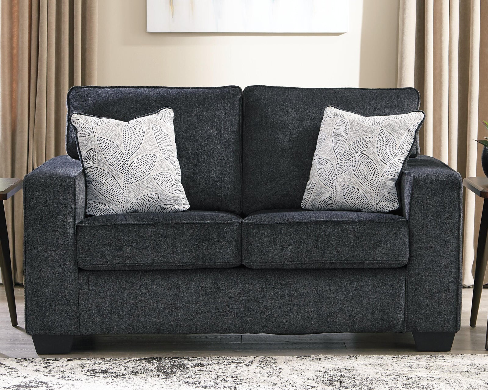 Altari Loveseat - Dark Gray (2)