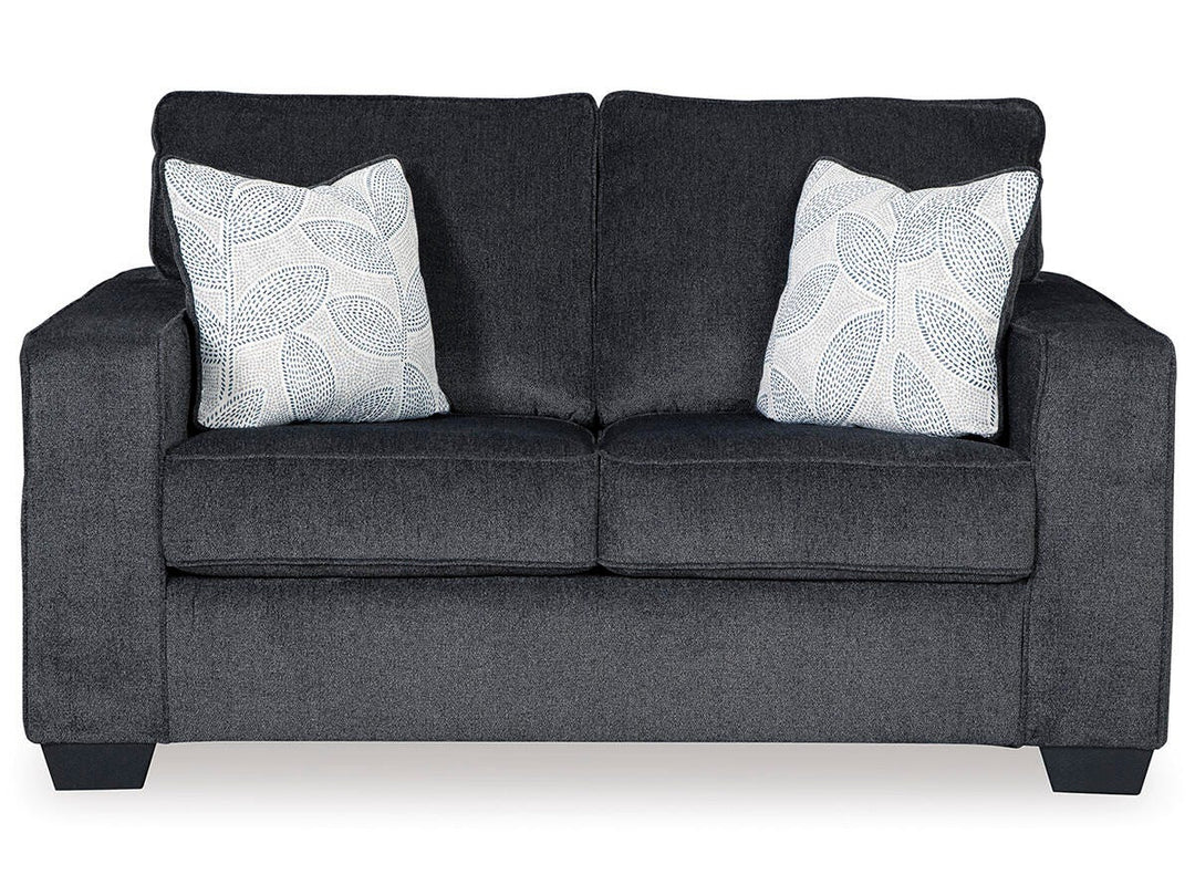 Altari Loveseat - Dark Gray (1)