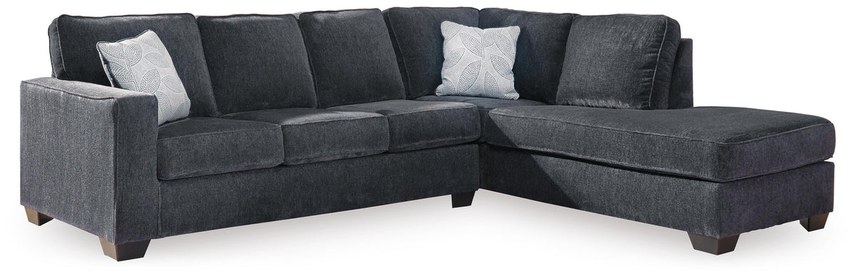 Altari 2-Piece Sectional with Chaise - Slate (1)