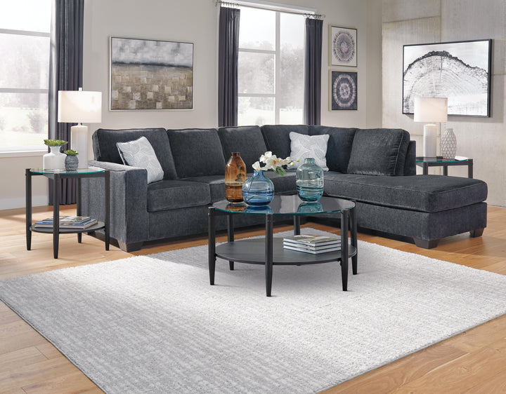 Altari 2-Piece Sectional with Chaise - Slate (5)