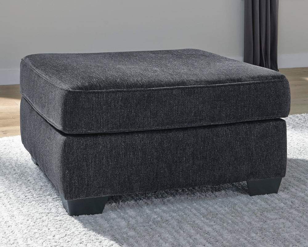 Altari Oversized Accent Ottoman - Dark Gray (2)