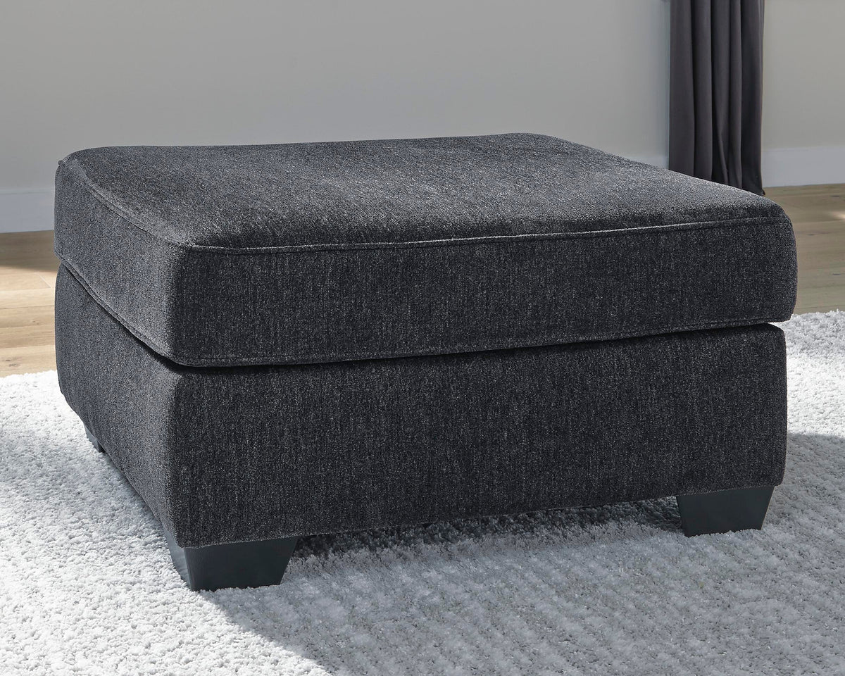 Altari Oversized Accent Ottoman - Dark Gray (2)