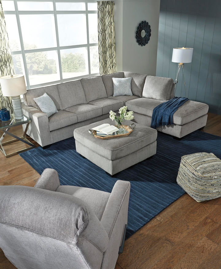 Altari Oversized Accent Ottoman - Gray (6)