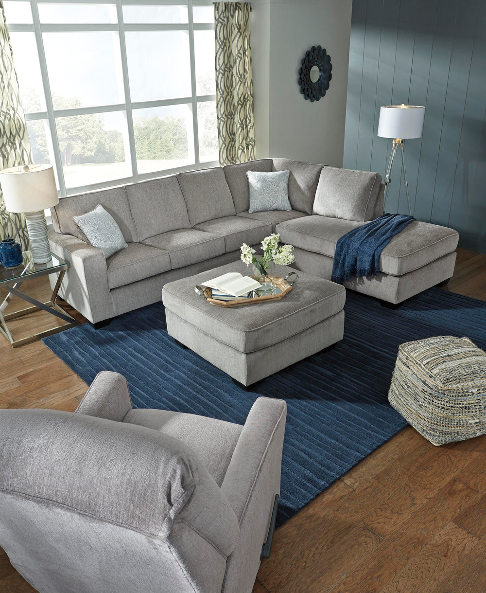 Altari Oversized Accent Ottoman - Gray (6)