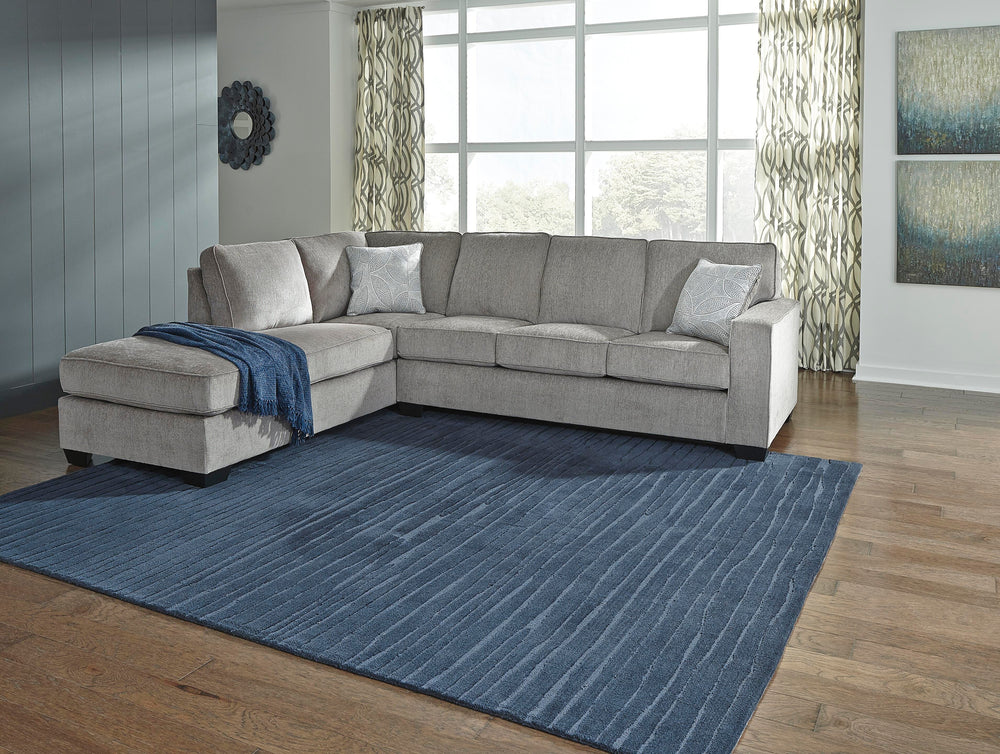 Altari 2-Piece Sectional with Ottoman - Alloy (3)