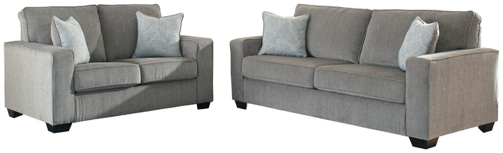 Altari Sofa and Loveseat - Alloy (1)