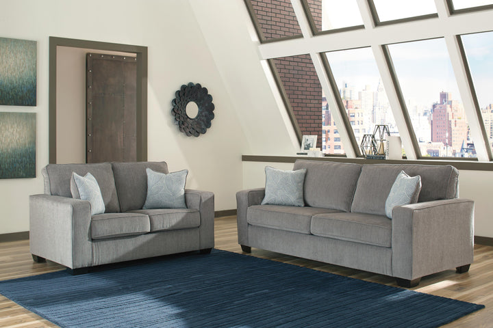 Altari Sofa and Loveseat - Alloy (2)