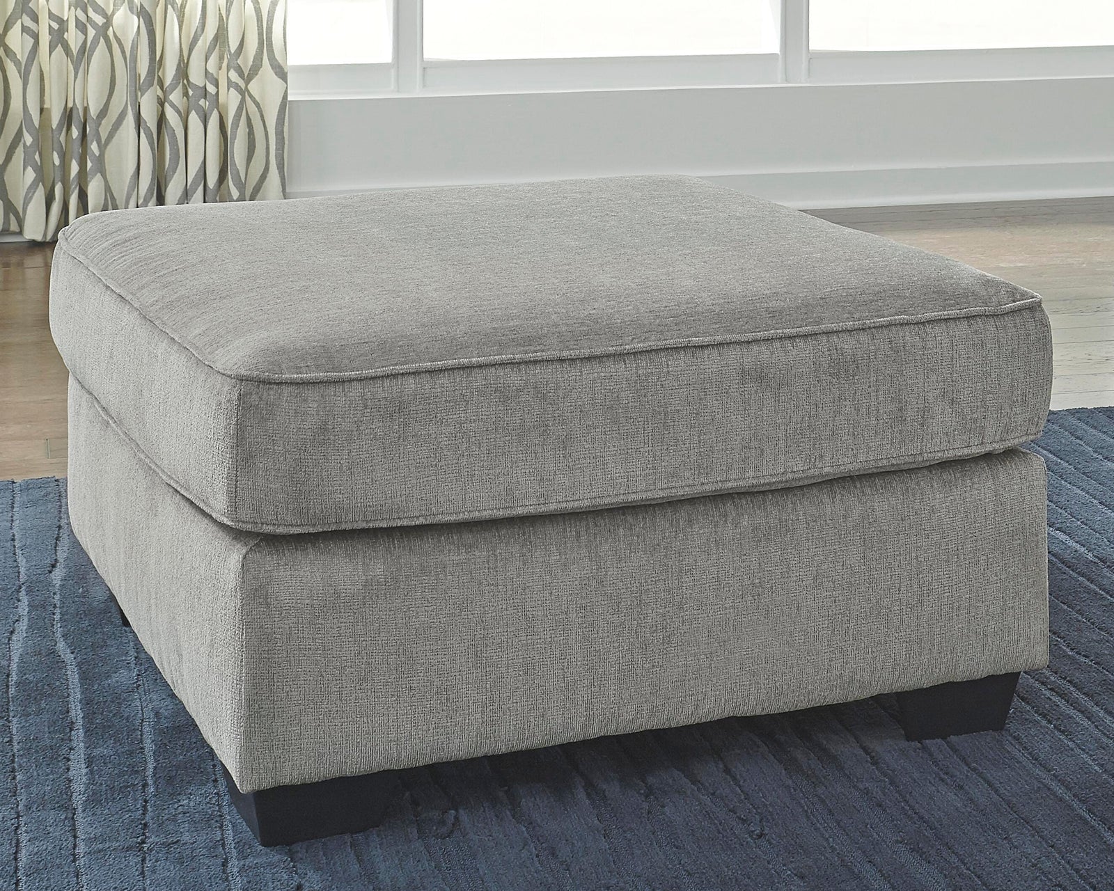 Altari Oversized Accent Ottoman - Gray (2)