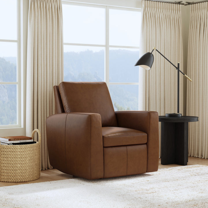 Aria Leather Power Recliner in Sedona