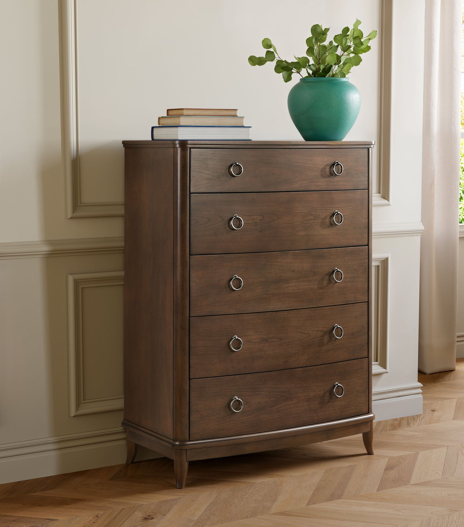 Bellevue  Drawer Chest  Whiskey Brown