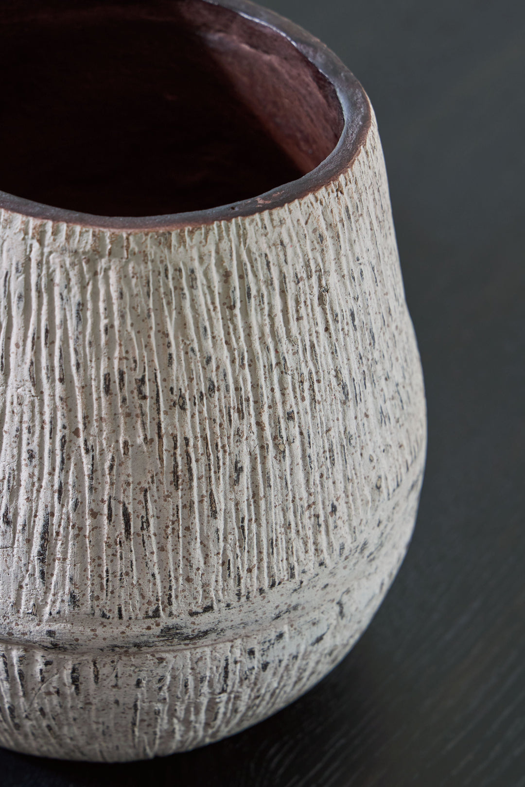 Claymount - Vase - 9" - Distressed Brown