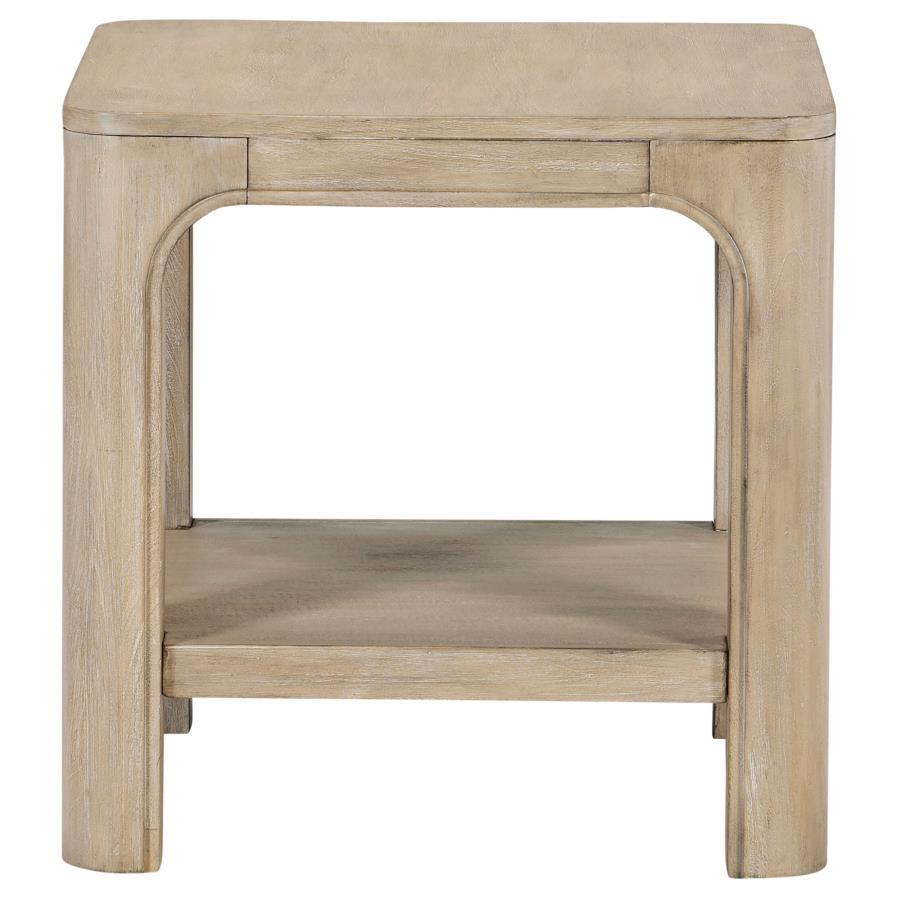 Solano - 3-Piece Square Coffee Table Set - Weathered Mango