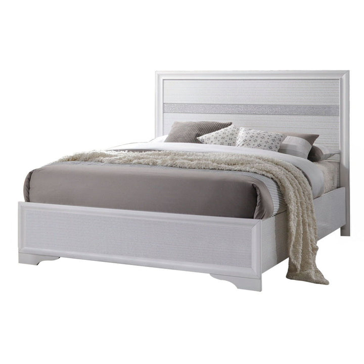 Naima - Full Bed - White