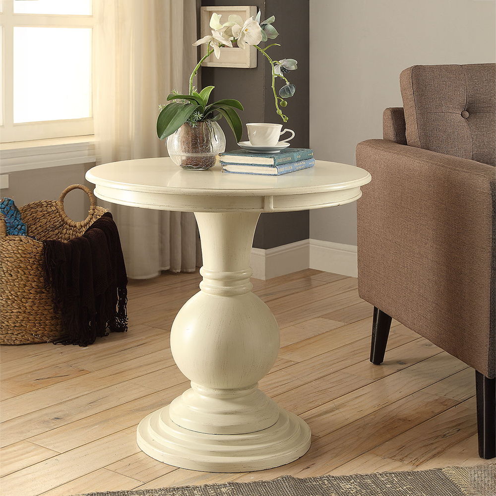 Alyx - Accent Table - Antique White