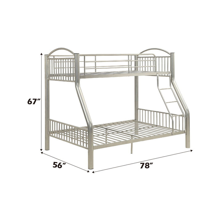 Cayelynn - Twin Over Full Bunk Bed - Silver