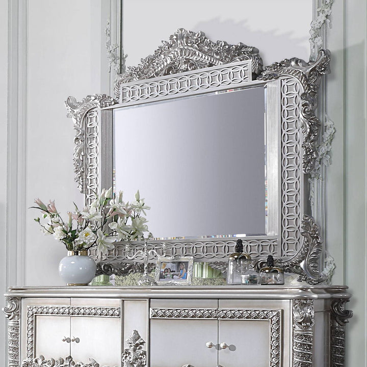 ACME Furniture Valkyrie Mirror Antique Platinum