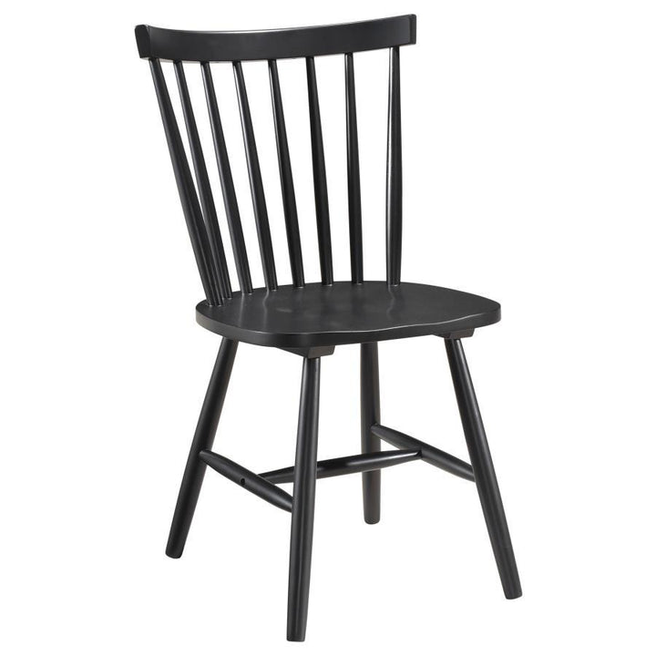 Hollyoak - Windsor Wood Dining Side Chair  - Black