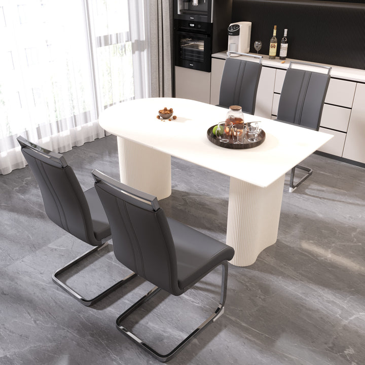 medieval-modern-cream-dining-table-set-5-piece