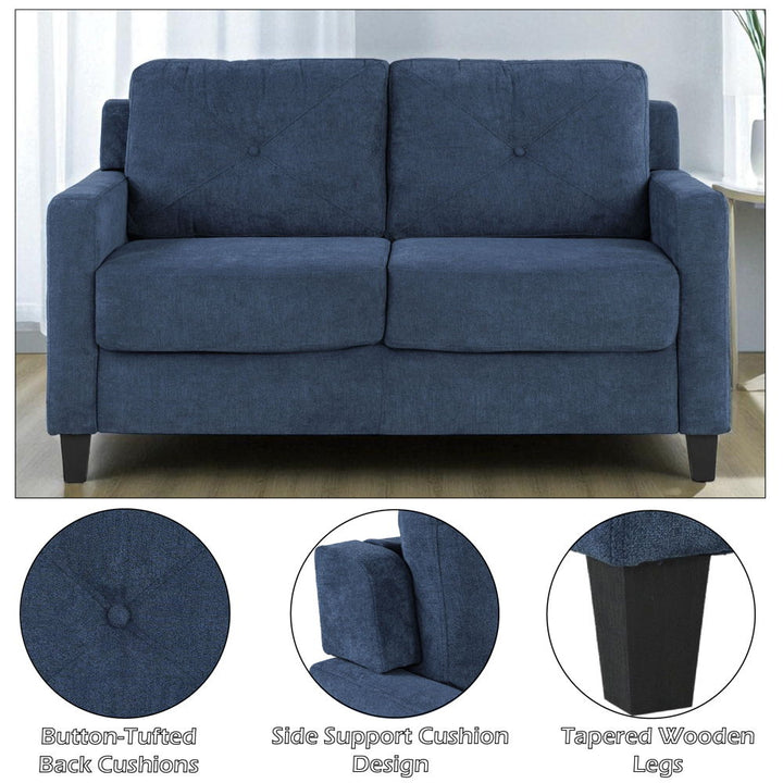 Horatio - Loveseat - Navy Chenille