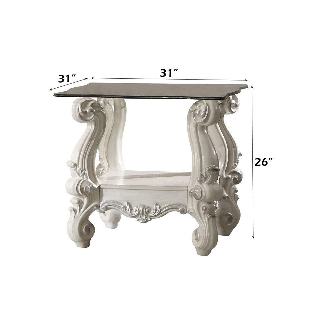 versailles-end-table-clear-glass-bone-white