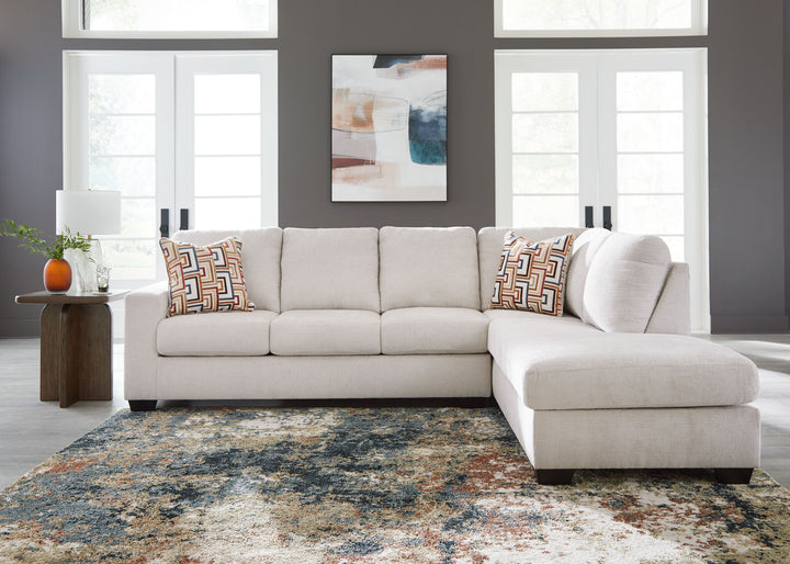 Aviemore - 2-Piece Sectional With Raf Corner Chaise - Stone by Ashley Furniture product image