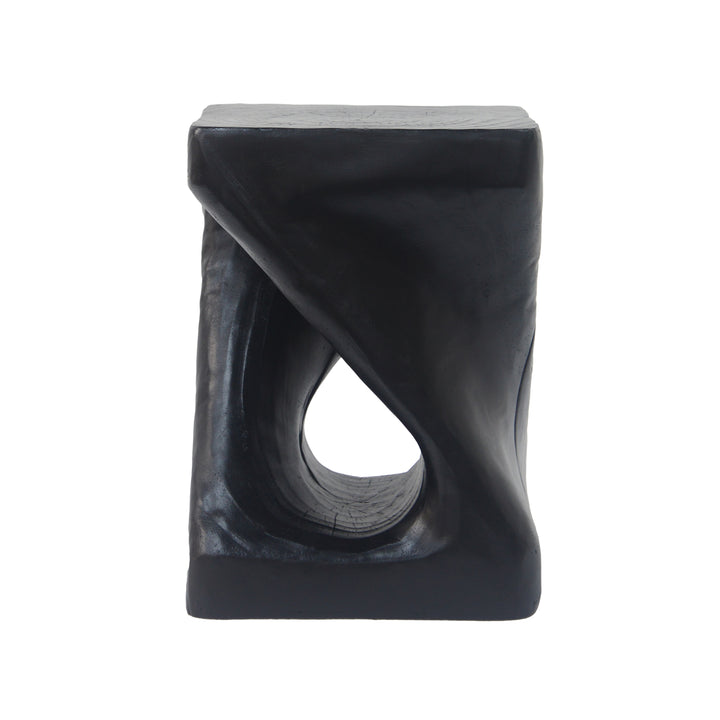 twisted-shape-side-table-with-wood-like-texture-in-black-magnesium-oxide