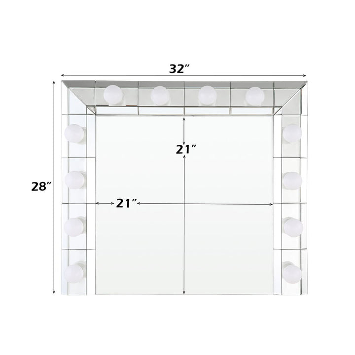 Dominic - 28" Accent Mirror - Mirrored