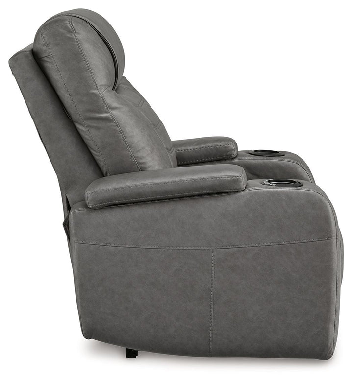 Schooner Rocks - Power Recliner / Adj Headrest - Slate
