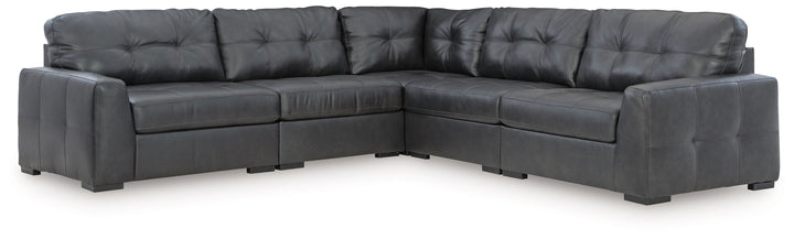 Brindley Pier - 5-Piece Sectional - Fog by Ashley Furniture product image