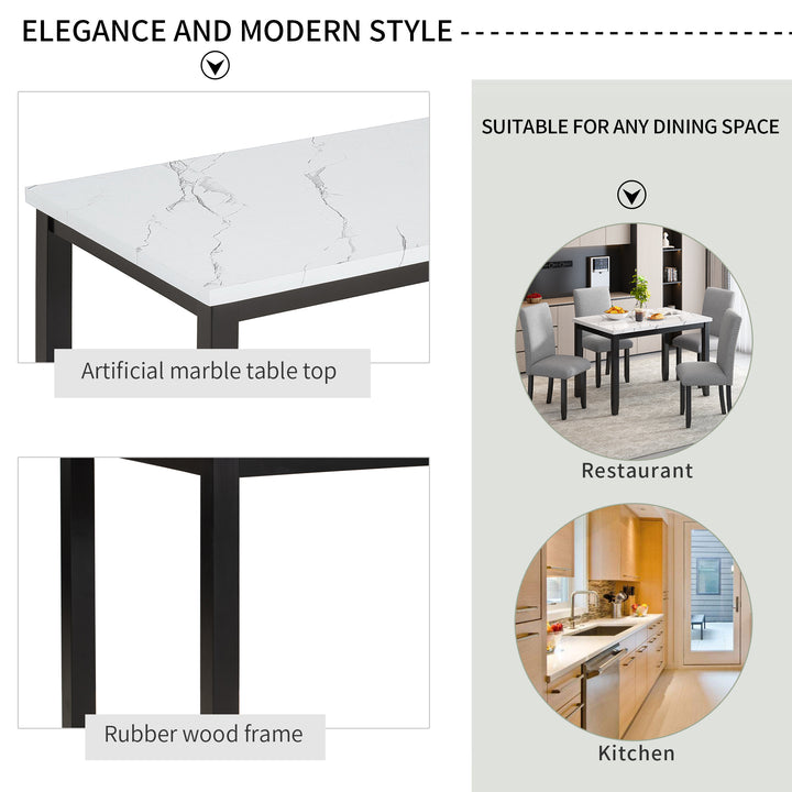 5-piece-modern-marble-dining-table-set-with-upholstered-chairs-white-light-gray-black