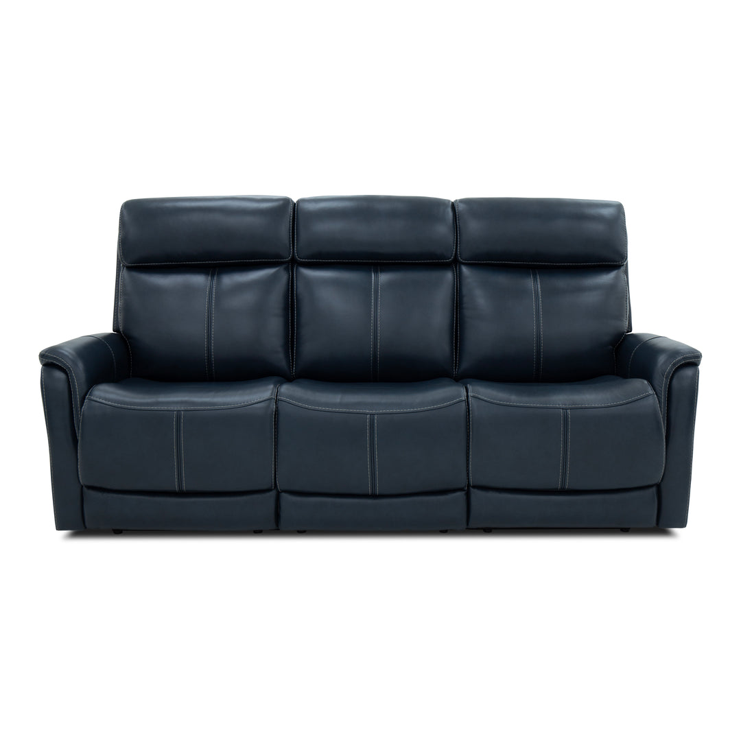 Flexsteel 1524-63PH-05040 View  Power Reclining Sofa With Console, Power Headrests & Lumbar  Blue
