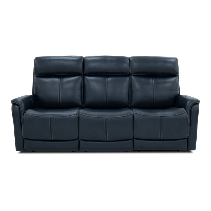 Flexsteel 1524-63PH-05040 View  Power Reclining Sofa With Console, Power Headrests & Lumbar  Blue