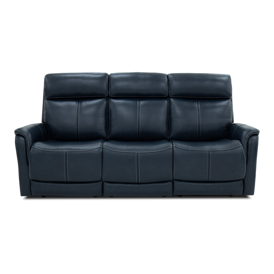 Flexsteel 1524-63PH-05040 View  Power Reclining Sofa With Console, Power Headrests & Lumbar  Blue