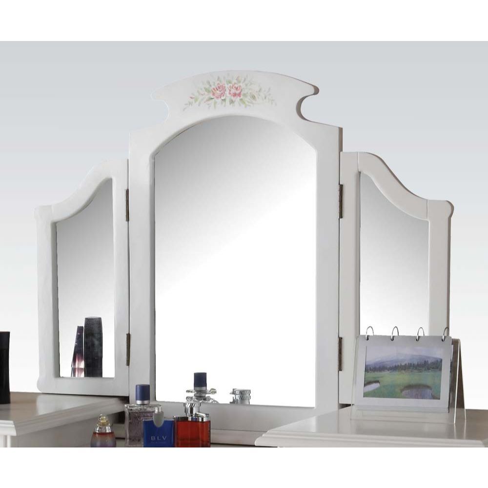 ACME Furniture Torian Vanity Mirror White