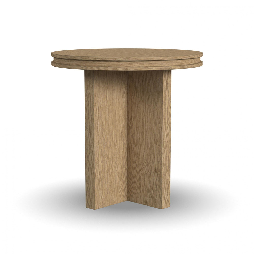 Waterfall Round End Table