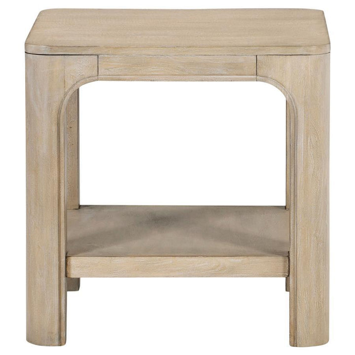 Solano - 3-Piece Square Coffee Table Set - Weathered Mango