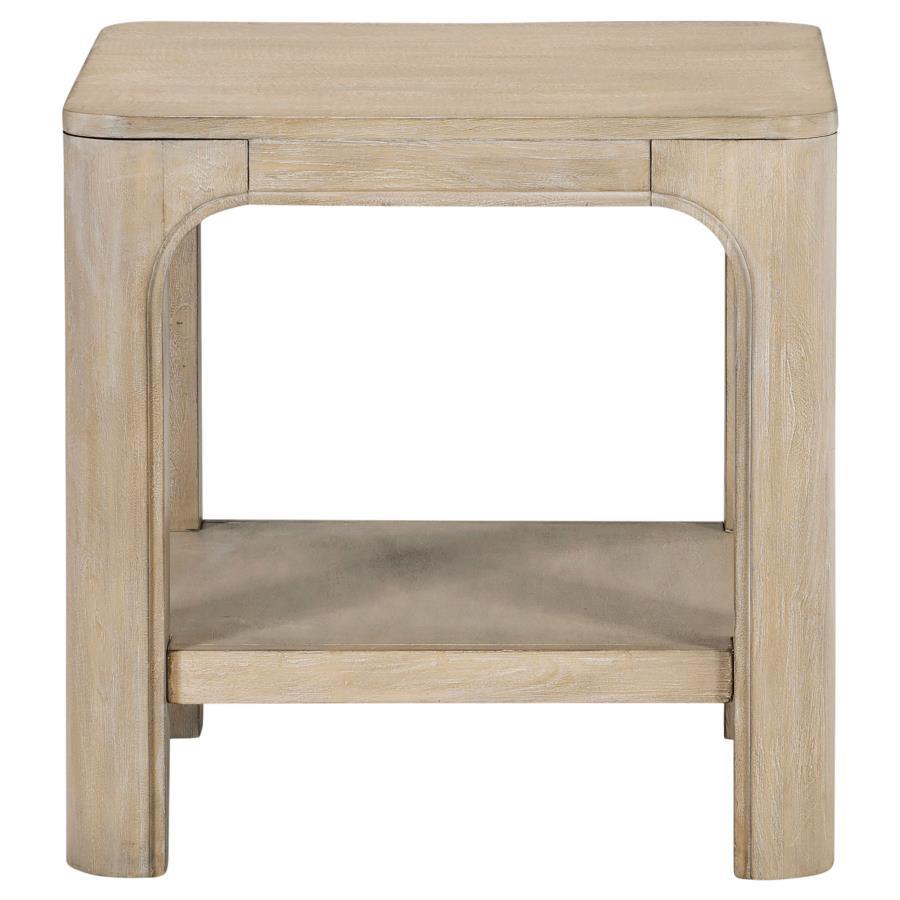 Solano - 3-Piece Square Coffee Table Set - Weathered Mango