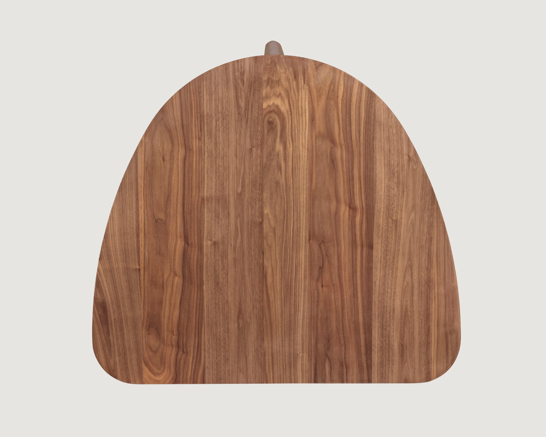 3-Piece Mid-Century Dining Set for Small Spaces – Walnut Finish