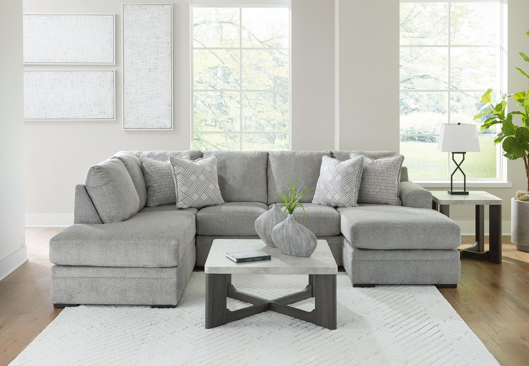 Casselbury - 2-Piece Sectional With Laf Corner Chaise - Cement by Ashley Furniture product image