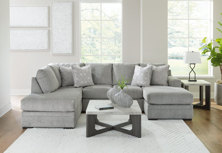 Casselbury - 2-Piece Sectional With Laf Corner Chaise - Cement by Ashley Furniture product image