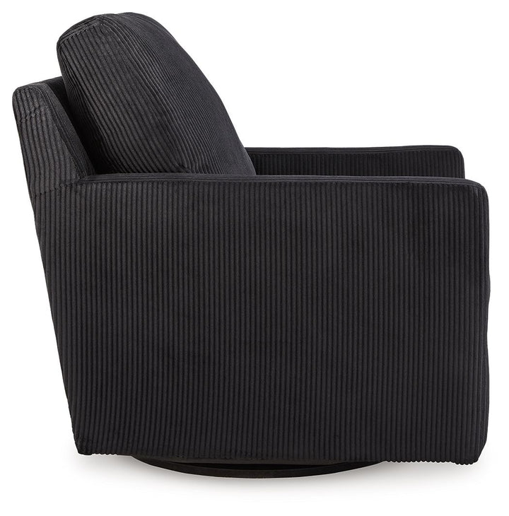 Icaman - Swivel Chair - Onyx by Ashley Furniture product image