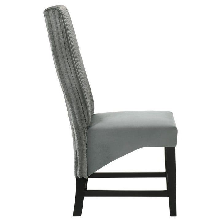 Barrand - Upholstered Dining Side Chair  - Gray