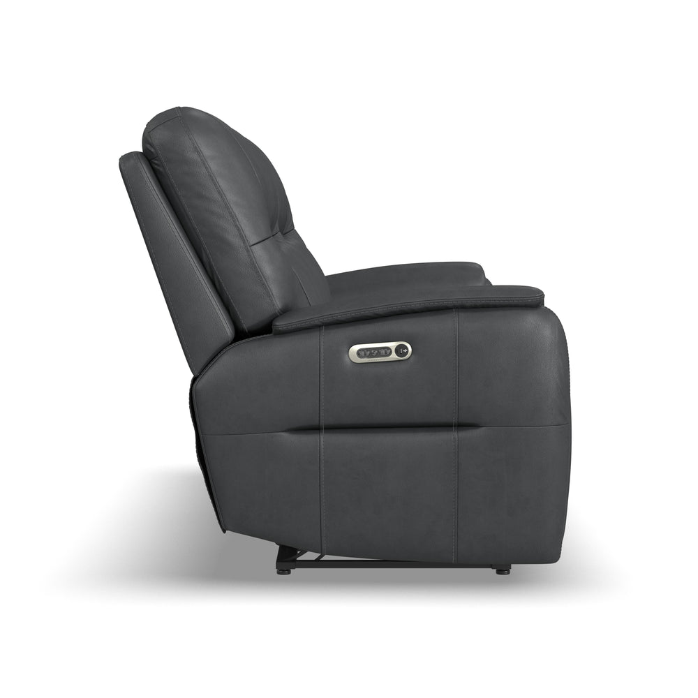 Wilson Power Reclining Sofa With Power Headrests Thunder