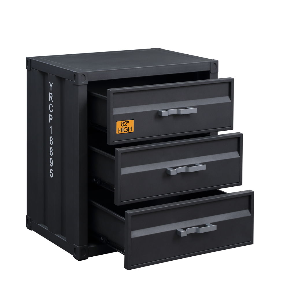 Cargo - Chest With 3 Drawers - Gunmetal