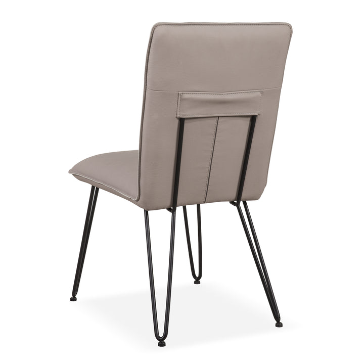 Modus Furniture 9Le266D Demi Hairpin Leg Modern Dining Chair In Taupe