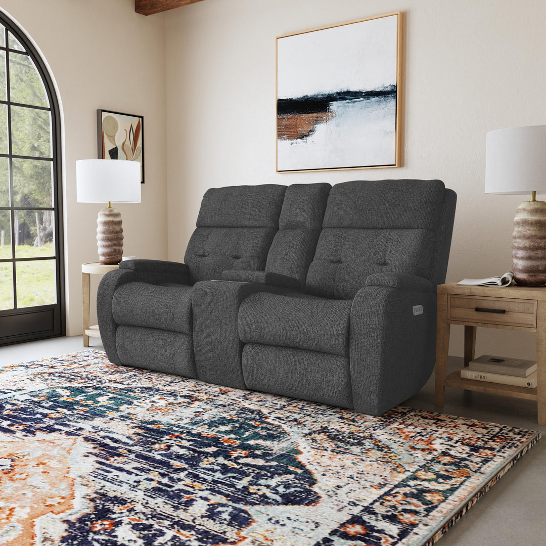 flexsteel-2906-601h-strait-power-reclining-loveseat-with-console-power-headrests-gray