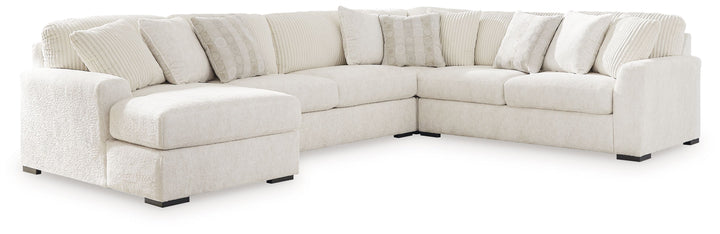 Chessington - 4-Piece Sectional With Laf Corner Chaise - Ivory by Ashley Furniture product image