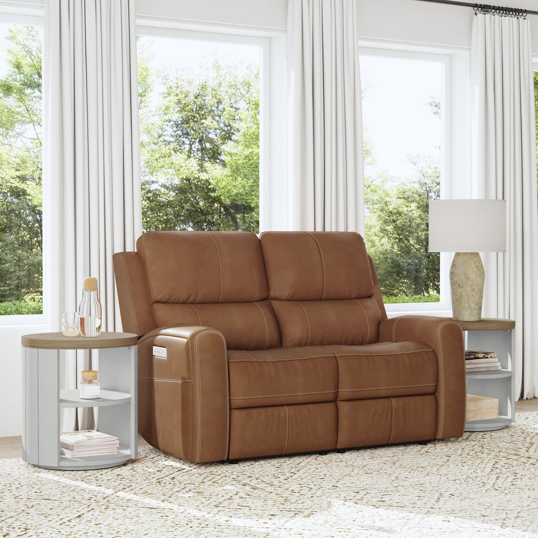 flexsteel-1043-60ph-94672-linden-power-reclining-loveseat-with-power-headrests-lumbar-caramel