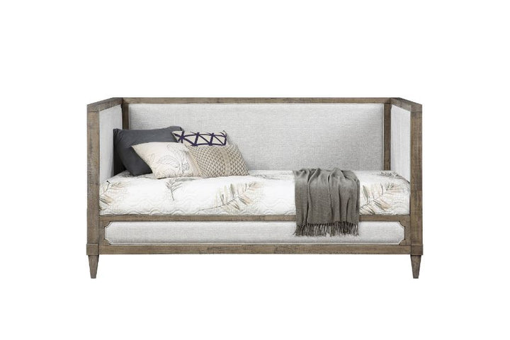 Artesia - Twin Daybed - Tan Fabric & Salvaged Natural